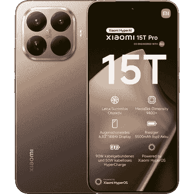Produktbild vom Xiaomi 15T Pro Mocha Gold