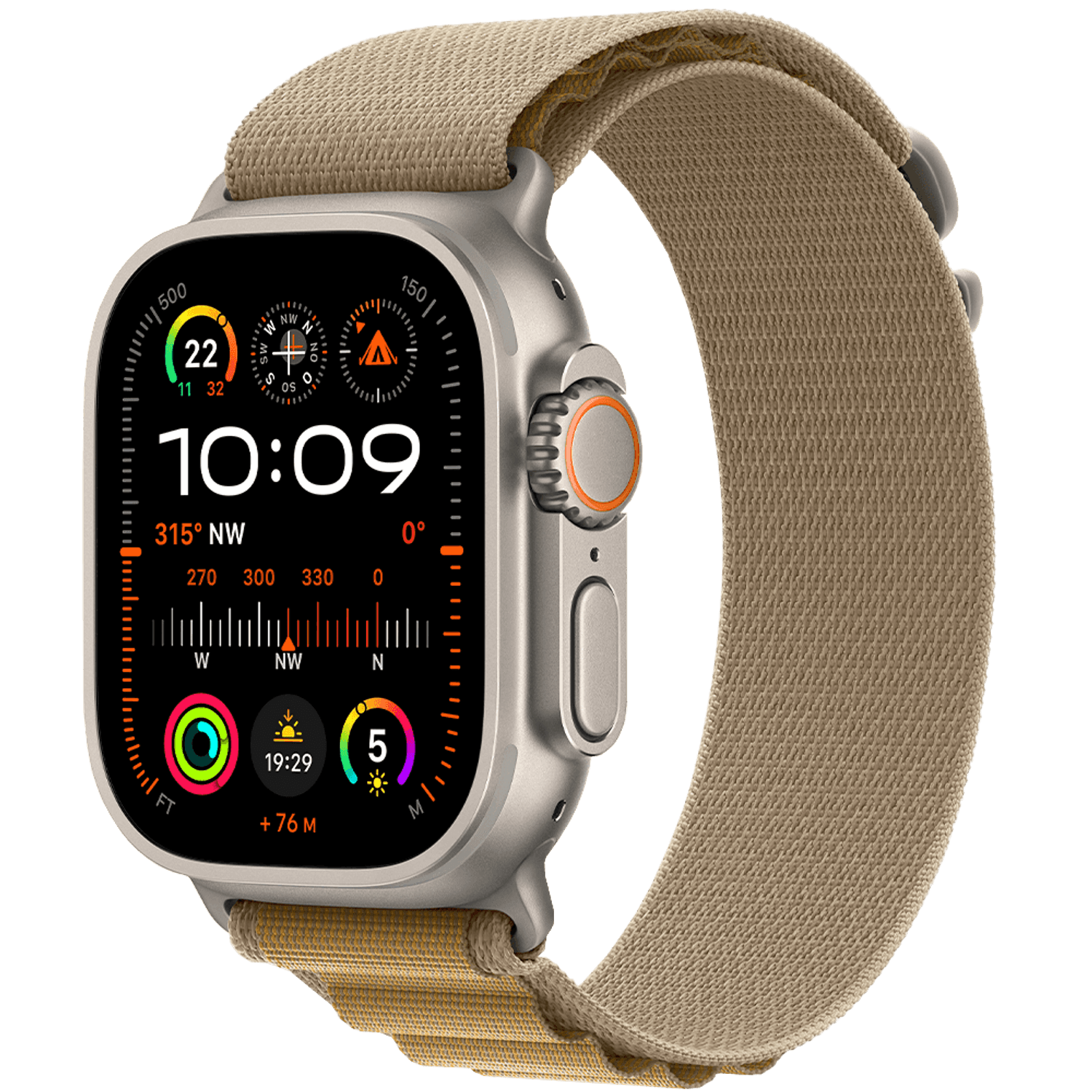 Apple Watch Ultra 2 LTE Titan 49 mm Natur im Vertrag Smart Connect M mit Top-Gerät