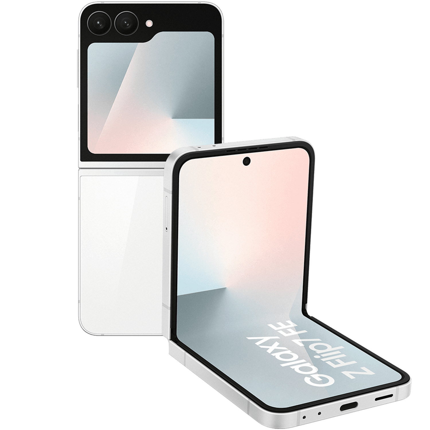 Samsung Galaxy Z Flip7 FE White 256GB im Vertrag MagentaMobil S mit Ratenzahlung