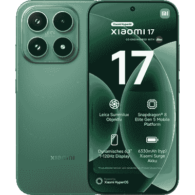 Produktbild vom Xiaomi 17 in der Farbe Green